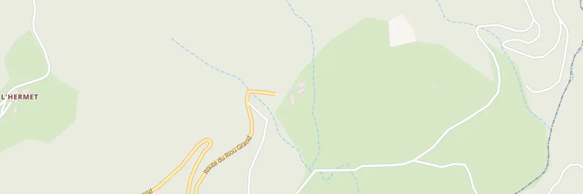 Plan du 5050 Pistes Hautes à Pruines