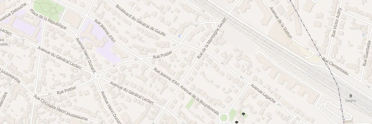 Plan du 33 Rue de la Montagne Savart à Villemomble