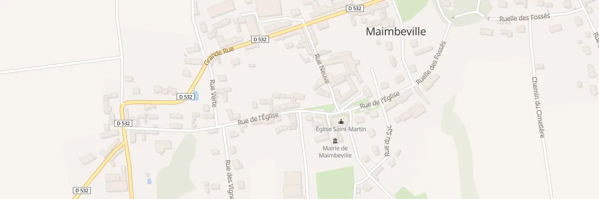 Plan du 25 Rue de l’Eglise à Maimbeville