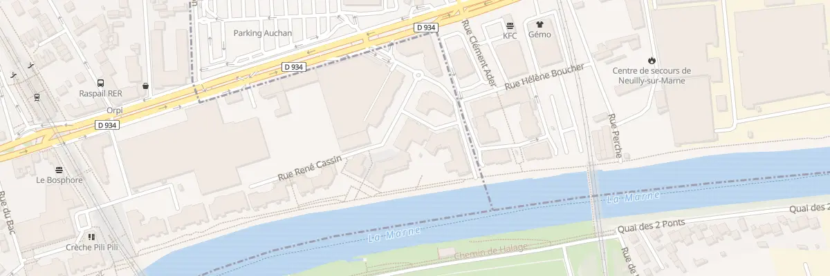 Plan du 8 Av Michel Debre à Neuilly-Plaisance