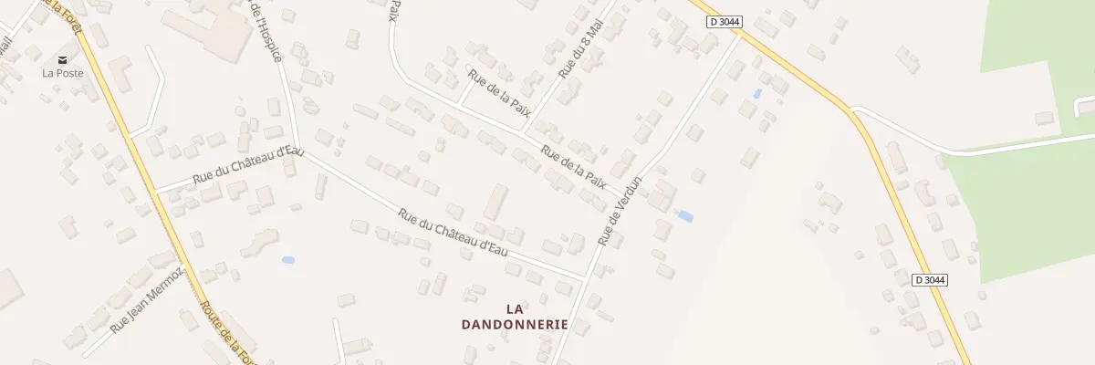 Plan du 7 Rue de la Paix à Lorris