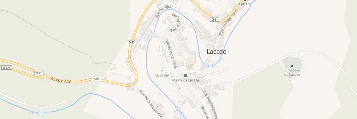 Plan du 3 Pl du Château à Lacaze