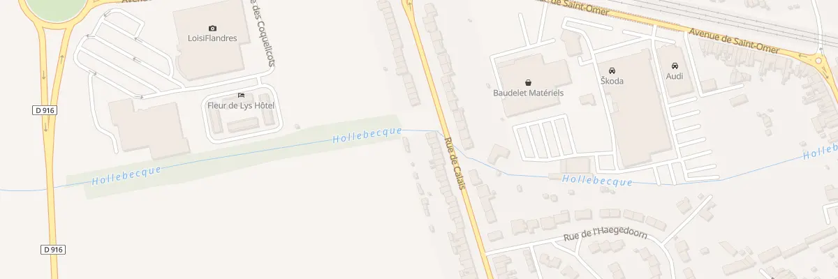 Plan du 387 Rue de Calais à Hazebrouck