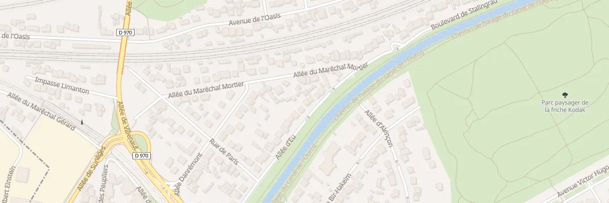Plan du 22 All d’Eu à Sevran