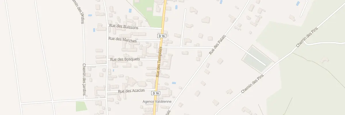 Plan du 21 Rue des Templiers au Vaudoué