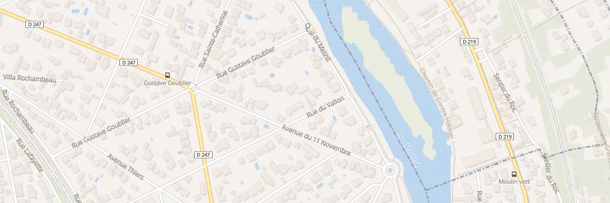 Plan du 29 Rue du Vallon à Saint-Maur-des-Fossés