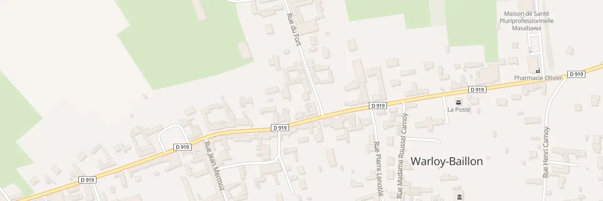 Plan du 3 Rue du Fort à Warloy-Baillon