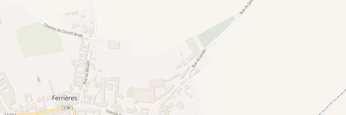 Plan du 7 Rue du Jardin à Ferrières