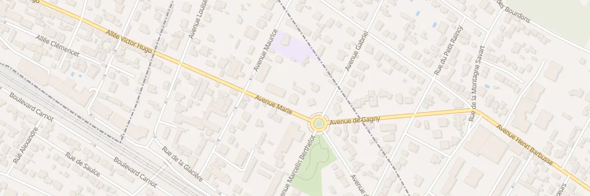 Plan du 25 Av Marie à Villemomble