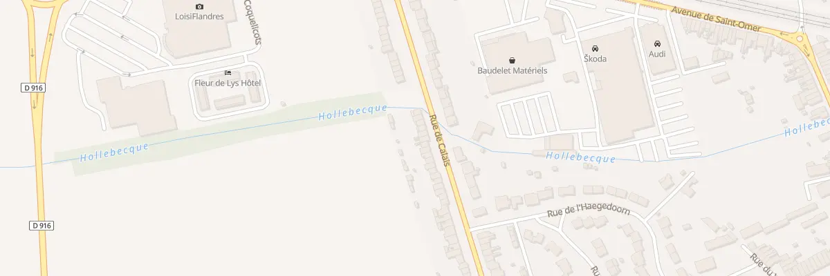 Plan du 379 Rue de Calais à Hazebrouck