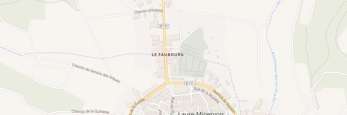 Plan du 6 Av de la Montagne Noire à Laure-Minervois