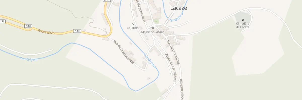 Plan du 3 Rue de la Mayonette à Lacaze