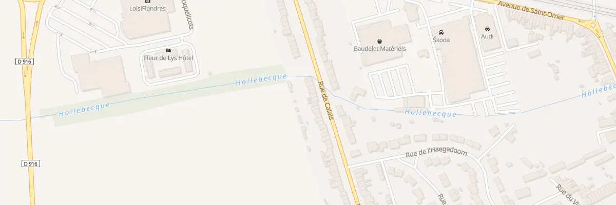 Plan du 377 Rue de Calais à Hazebrouck