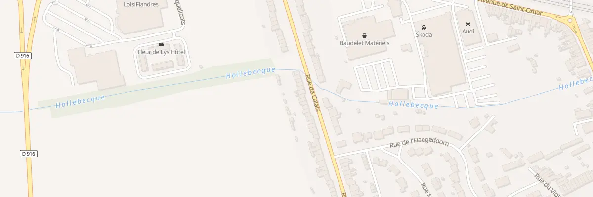 Plan du 375 Rue de Calais à Hazebrouck