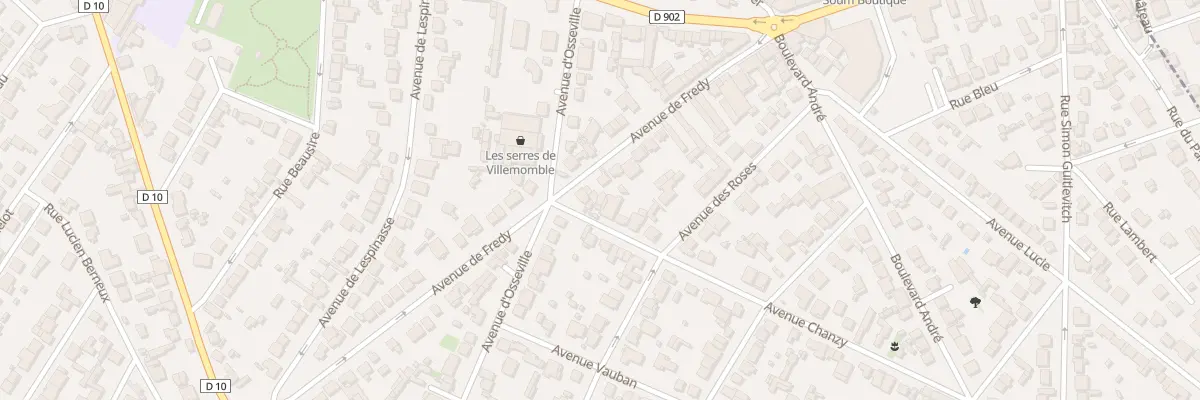 Plan du 25 Av de Fredy à Villemomble