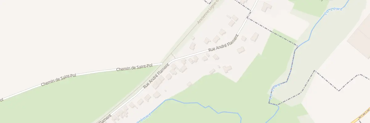 Plan du 61 Rue Andre Flament à Beugin