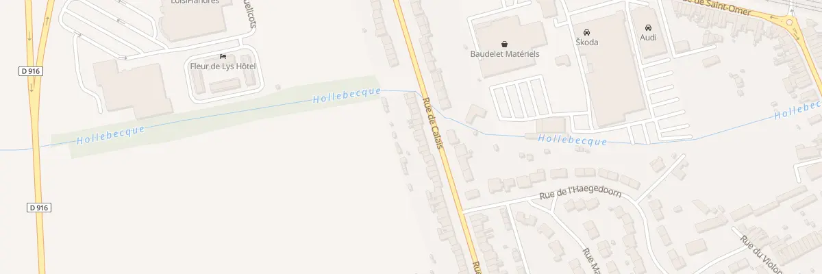 Plan du 373 Rue de Calais à Hazebrouck