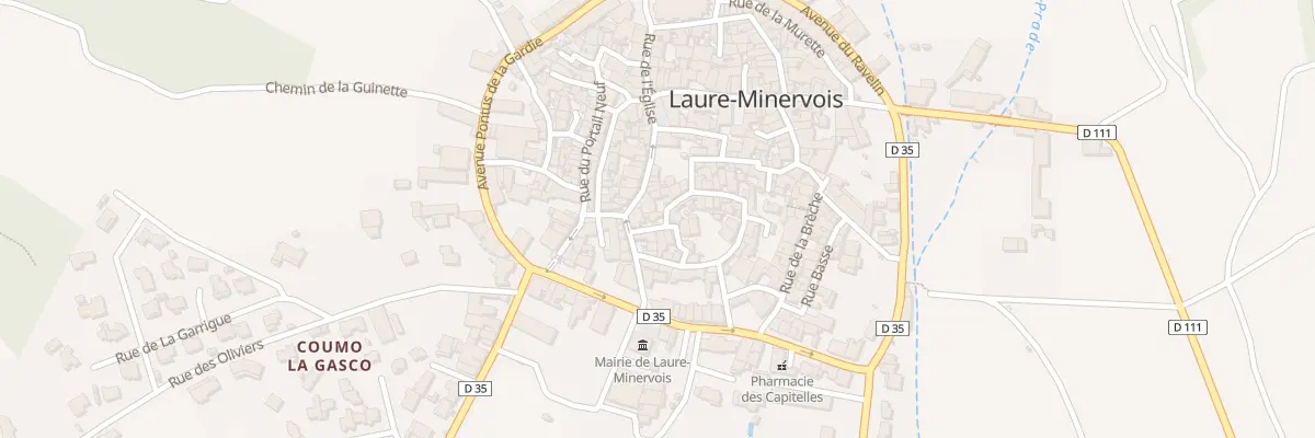 Plan du 228 Rue des Tisserands à Laure-Minervois