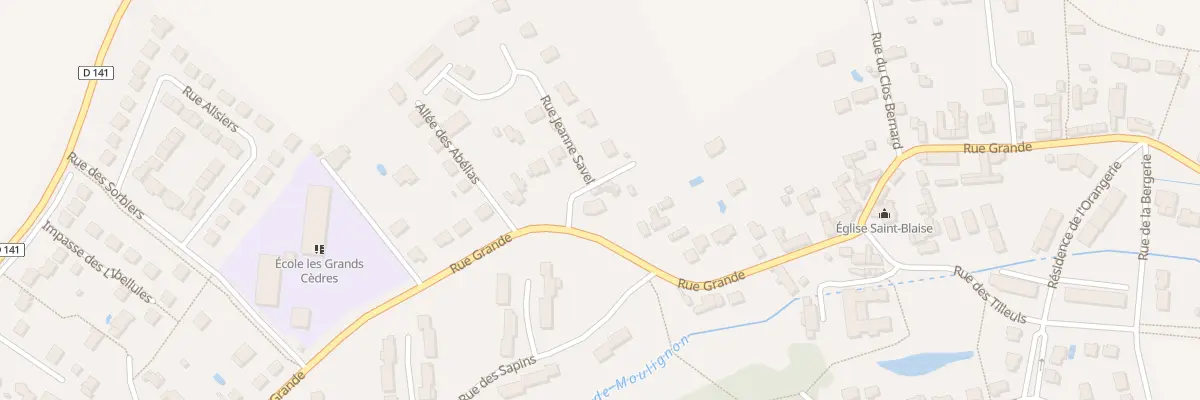 Plan du 856 Rue Grande à Saint-Fargeau-Ponthierry