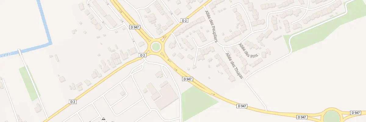 Plan du 85 Rue des Ecoles à Ghyvelde