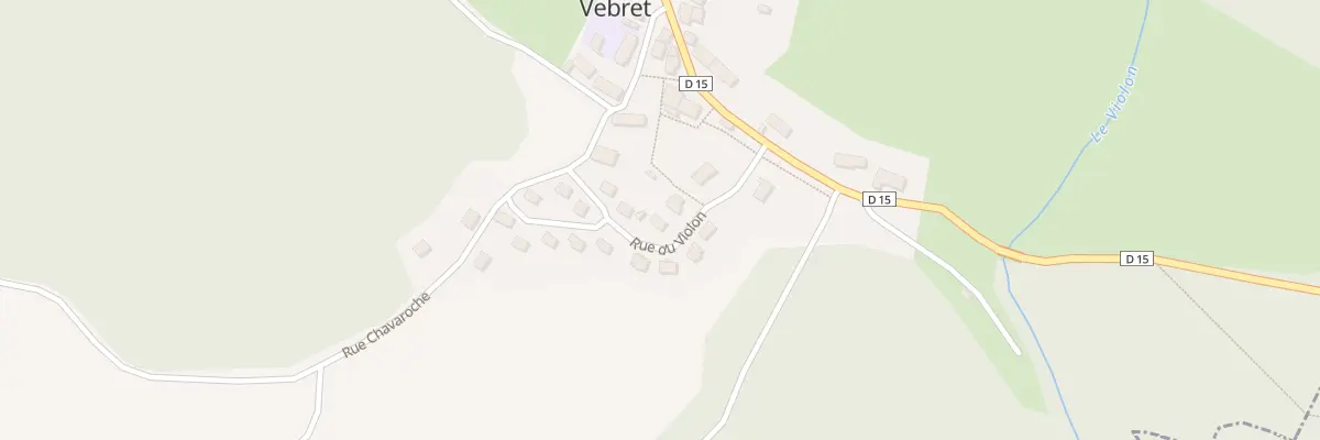 Plan du 5 Rue du Violon à Vebret