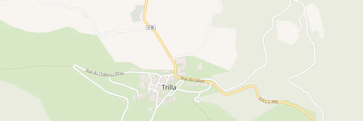Plan du 1 Le Village à Trilla