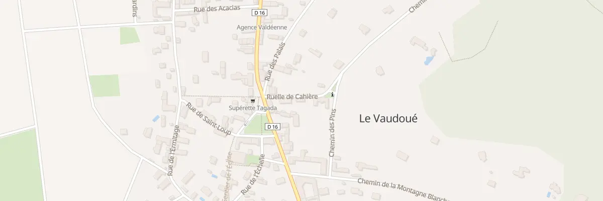Plan du 6 Rle de Cahiere au Vaudoué