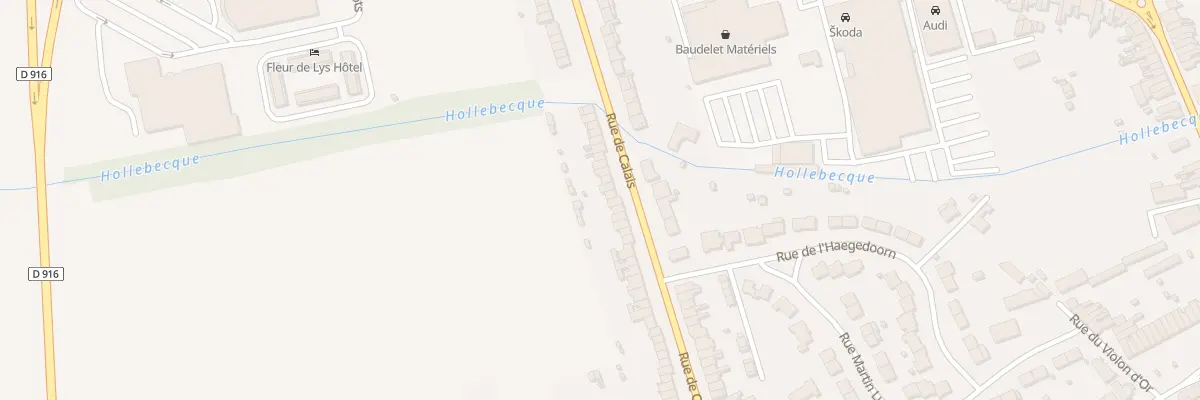 Plan du 365 Rue de Calais à Hazebrouck