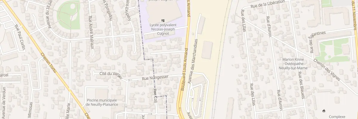 Plan du 41 Bd Louis Armand à Neuilly-sur-Marne