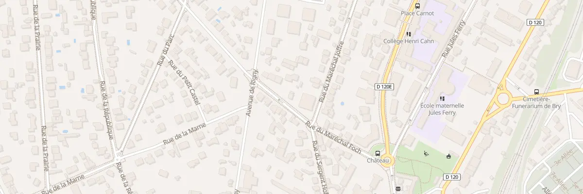 Plan du 20 Rue du Mal Foch à Bry-sur-Marne