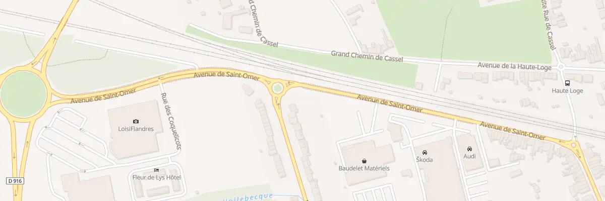 Plan du 310 Rue de Calais à Hazebrouck