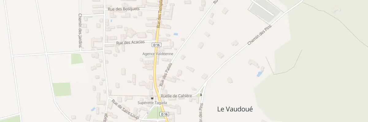 Plan du 10 Rue du Palais au Vaudoué