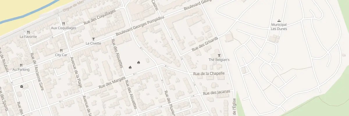 Plan du 217 Av du Casino à Bray-Dunes