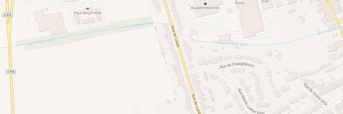 Plan du 359 Rue de Calais à Hazebrouck