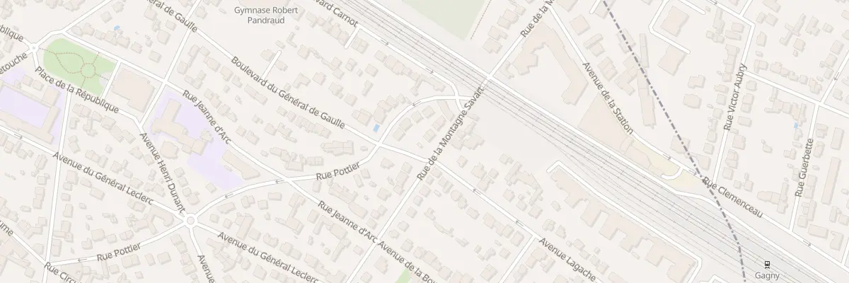 Plan du 43 Rue de la Montagne Savart à Villemomble