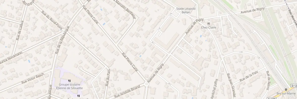 Plan du 1 Rue de la Chaumière à Bry-sur-Marne
