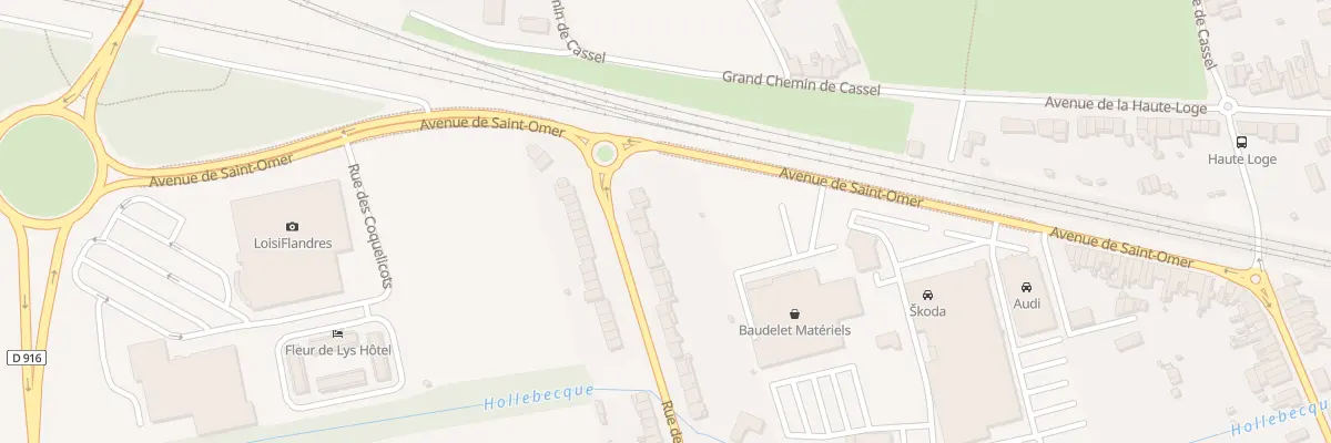Plan du 306 Rue de Calais à Hazebrouck