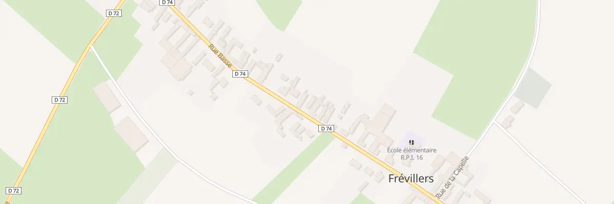 Plan du 24 Rue Basse à Frévillers