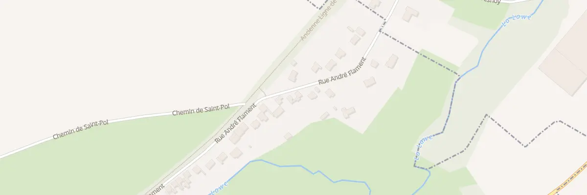 Plan du 65 Rue Andre Flament à Beugin