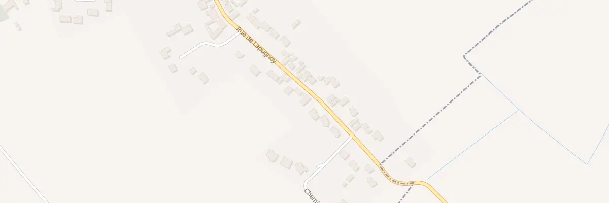 Plan du 64 Rue de Lapugnoy à Allouagne