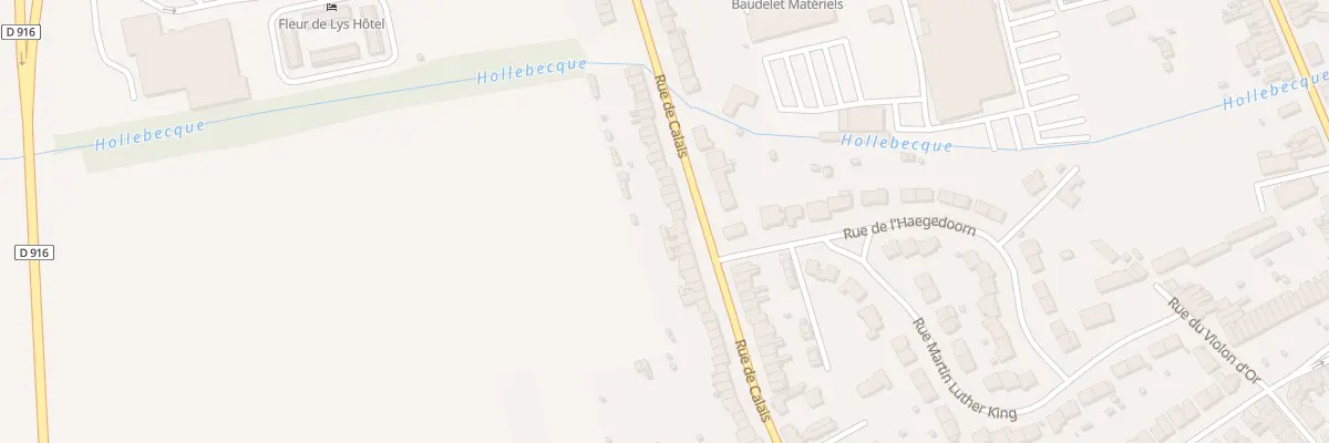 Plan du 353 Rue de Calais à Hazebrouck