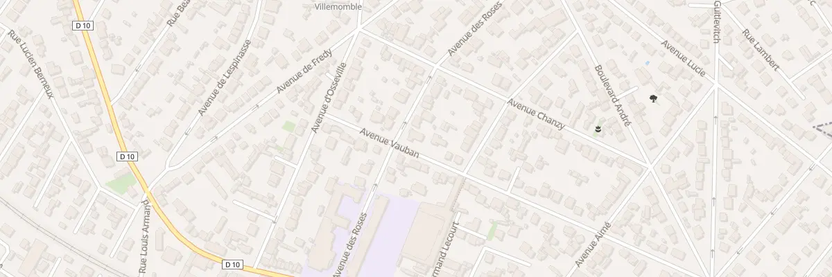 Plan du 37 Av des Roses à Villemomble