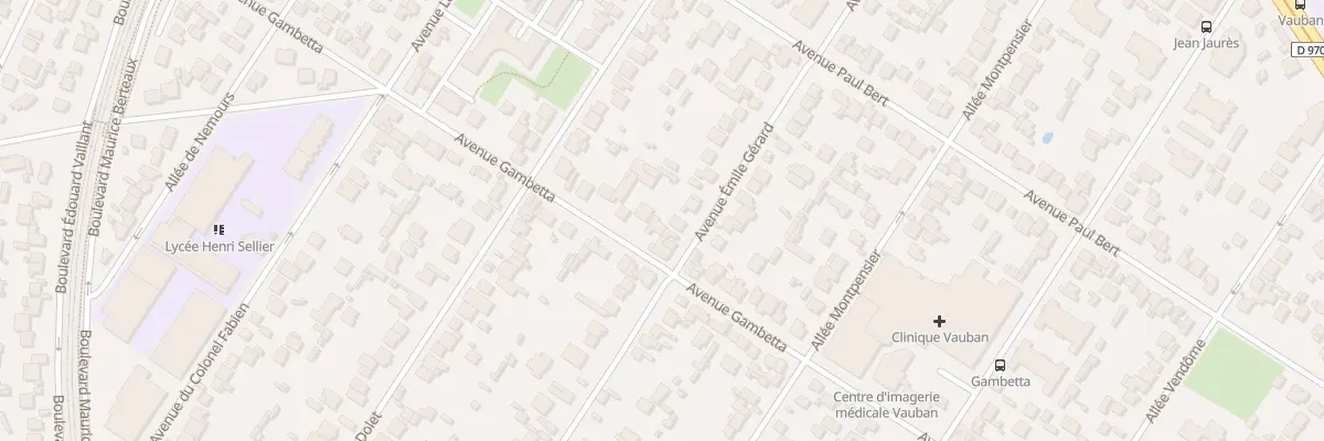 Plan du 94 Av Gambetta à Livry-Gargan