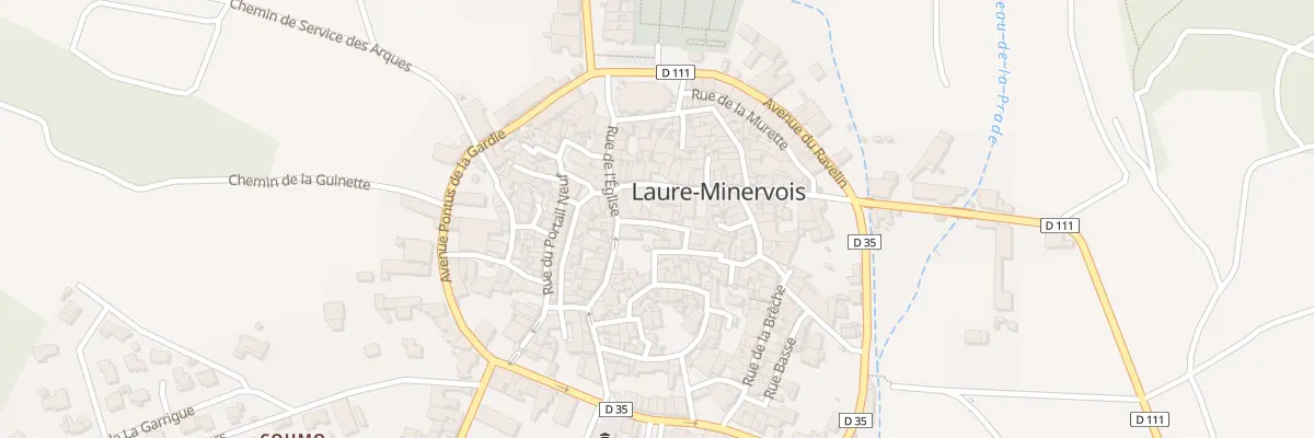 Plan du 1B Rue des Acacias à Laure-Minervois