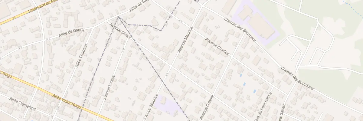 Plan du 22 Av Maurice à Gagny