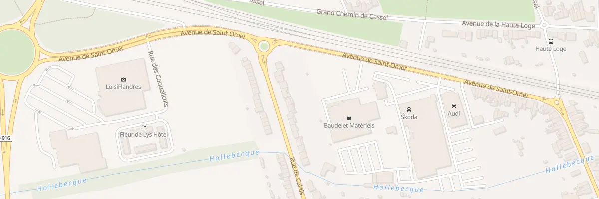 Plan du 300 Rue de Calais à Hazebrouck