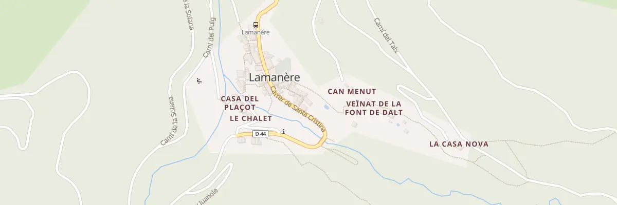 Plan du 20 Cae de Dalt à Lamanère