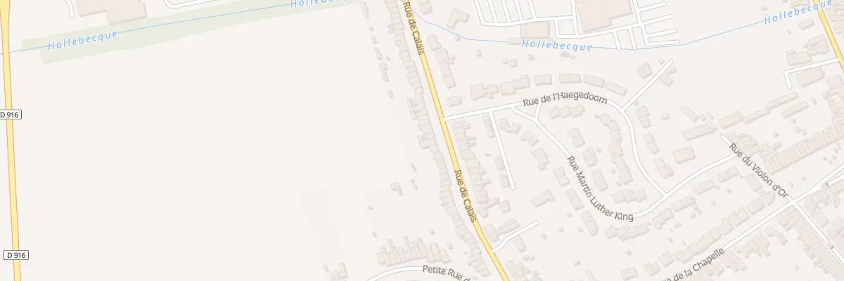 Plan du 341 Rue de Calais à Hazebrouck