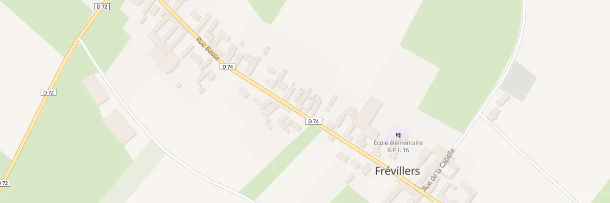 Plan du 21 Rue Basse à Frévillers