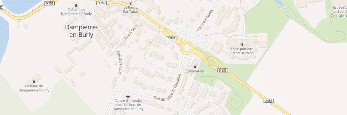 Plan du 4 Rue Amédée de Béhague à Dampierre-en-Burly